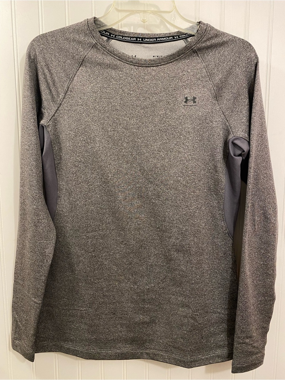 grey thermal long sleeve top